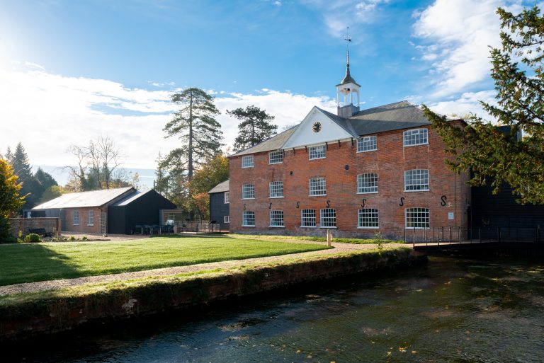 A red brick building