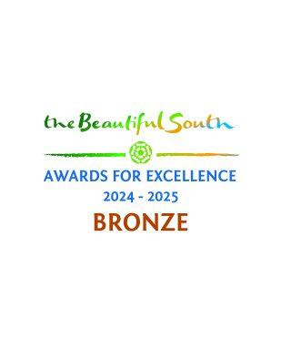 A square logo The Beautiful South Awards Bronze award winner for Basingstoke Festival.